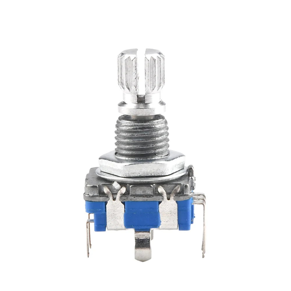 EC11 Rotary Encoder Switch 30-bit Pulse 360-Degree Unlimited Rotation With Switch Handle 15mm 5 Feet