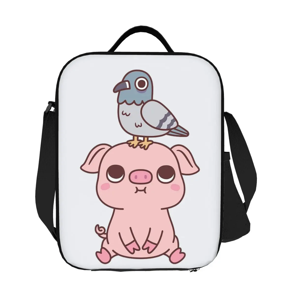 

Сумки-холодильники с милым голубем на свежемнике и рисунком, изолированная коробка для бенто, водонепроницаемые сумки для обеда и пикника, сумка-холодильник для женщин, студентов, школы