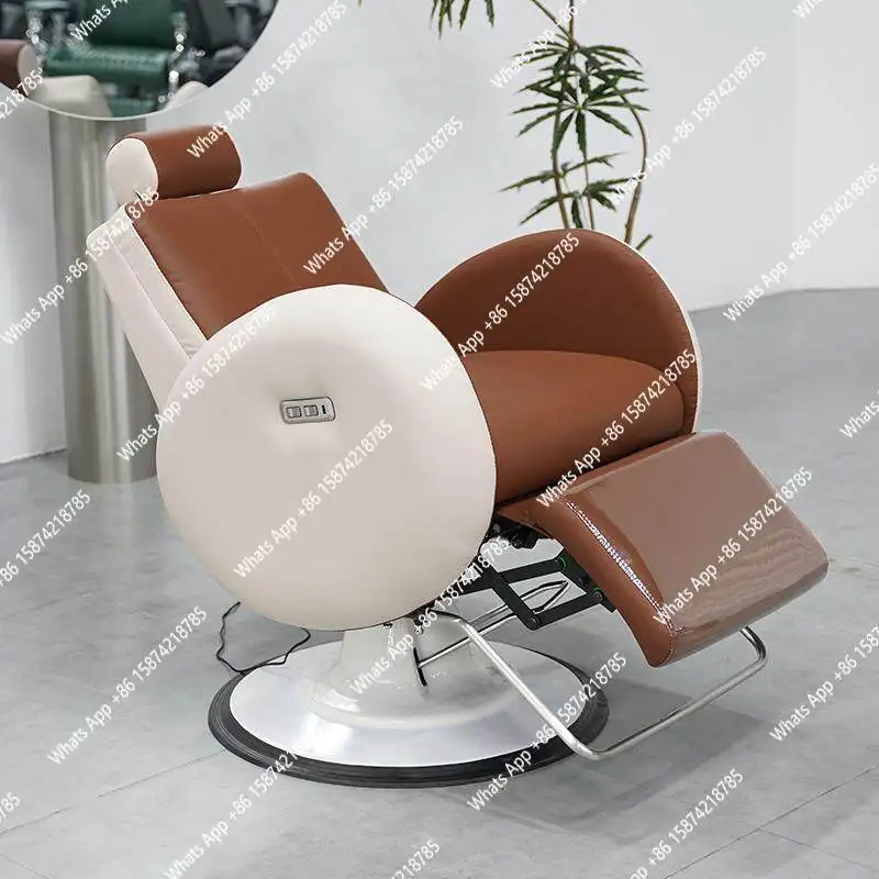 Bn Hair Salon Hair Salon Special Electric Haircut Barber Salon Head Treatment Shave Trim Scalp Can Be Reclined Hair Chair