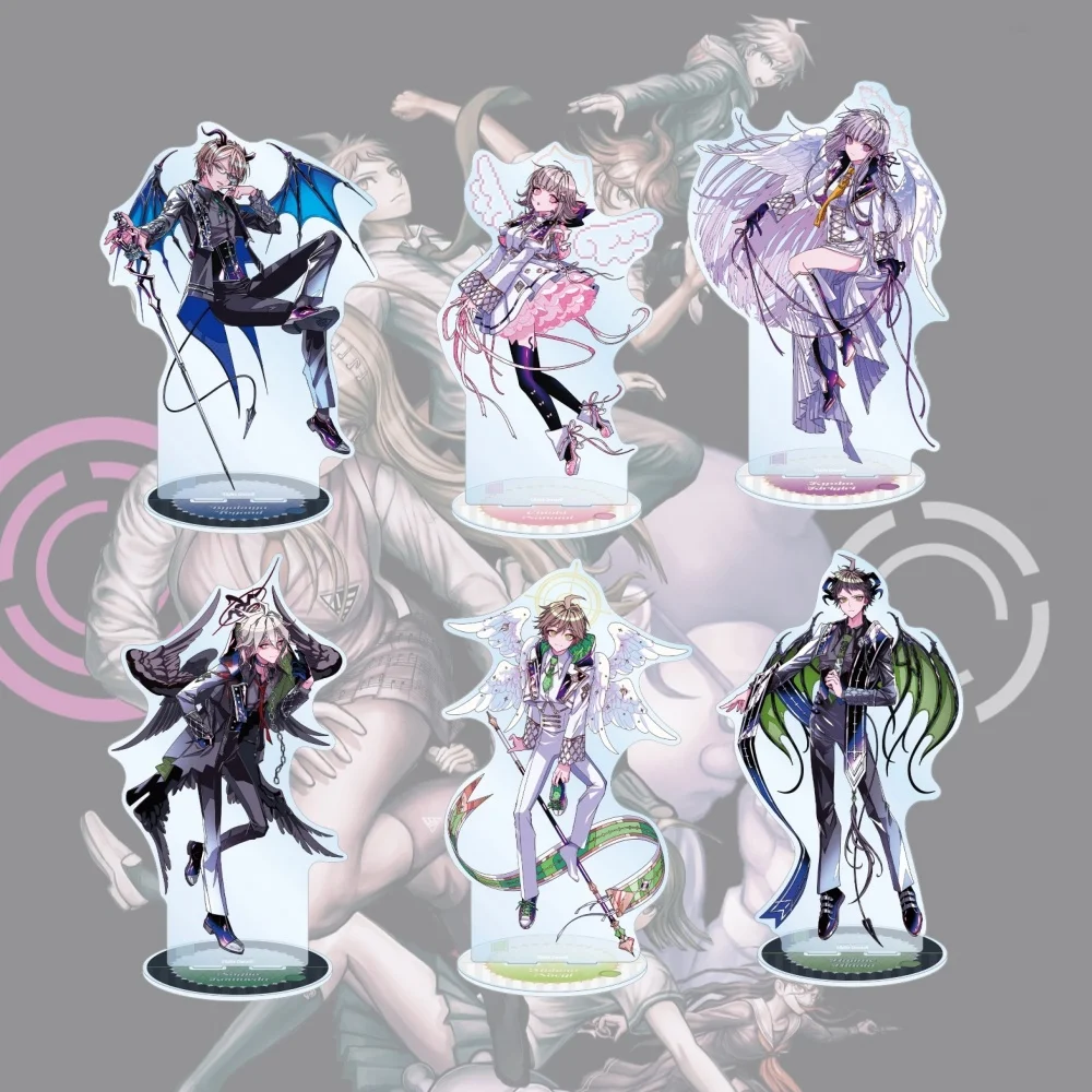 15CM Anime Danganronpa Acrylic Stand Naegi Makoto Kirigiri Kyoko Exquisite Model Plate Desk Decor
