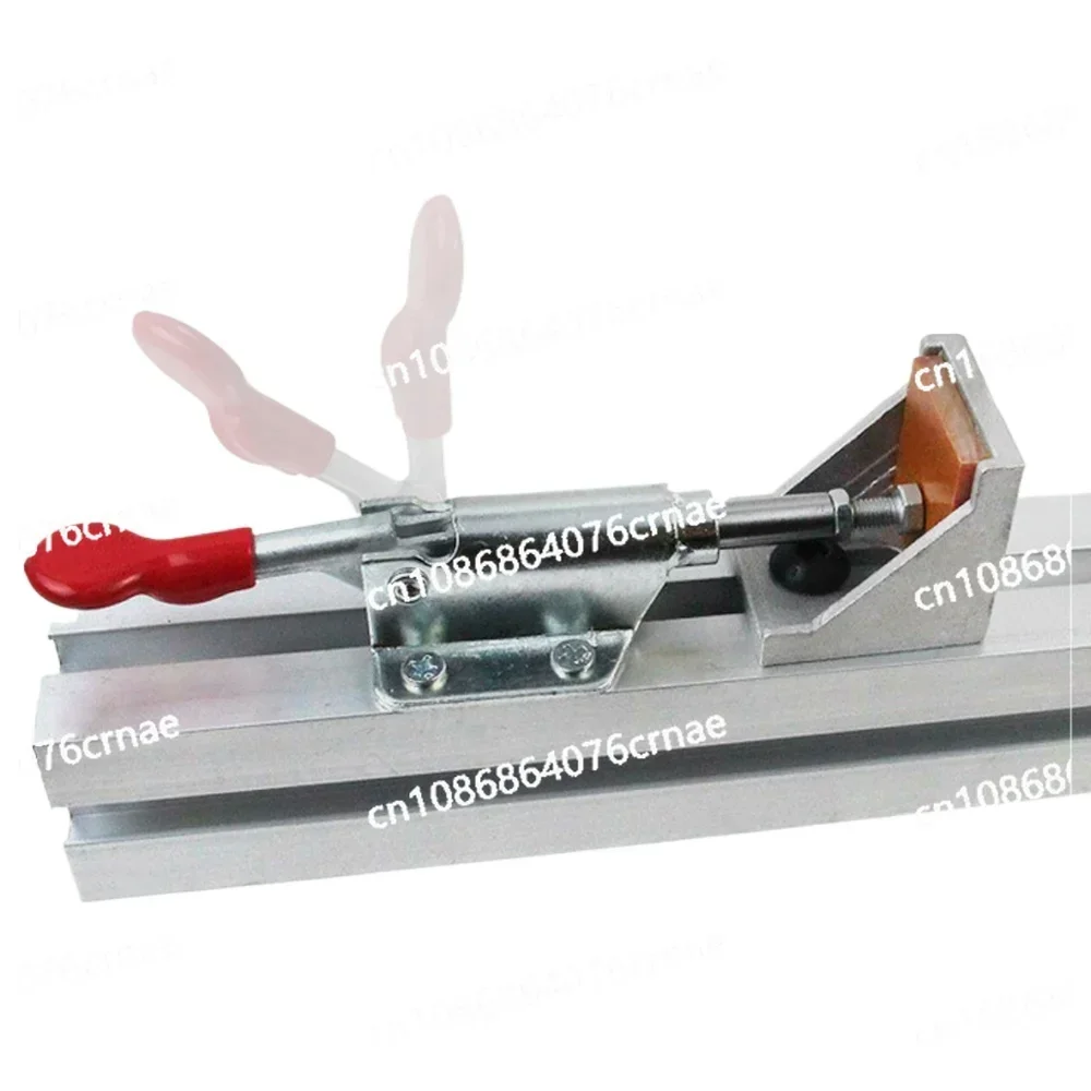 Electric Circular Saw Guide Rail System 80/100/120cm Clamp Edge Straight Cut Guide Fixing Clip Fixture Woodworking Tool