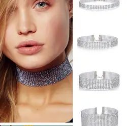 Luxury diamond inlaid Necklace clavicle chain fashion jewelry neck chain necklace choker