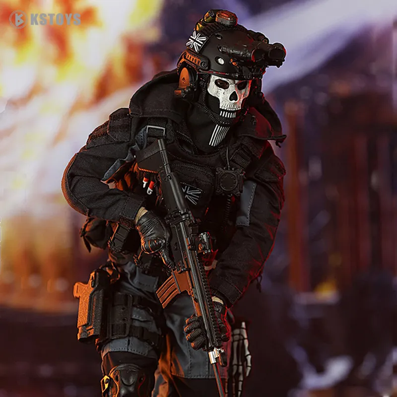 Nowa figurka kolekcjonerska żołnierza wojskowego SAS w skali 1/6, model z ruchomymi elementami, do bitew nocnych, KS21001