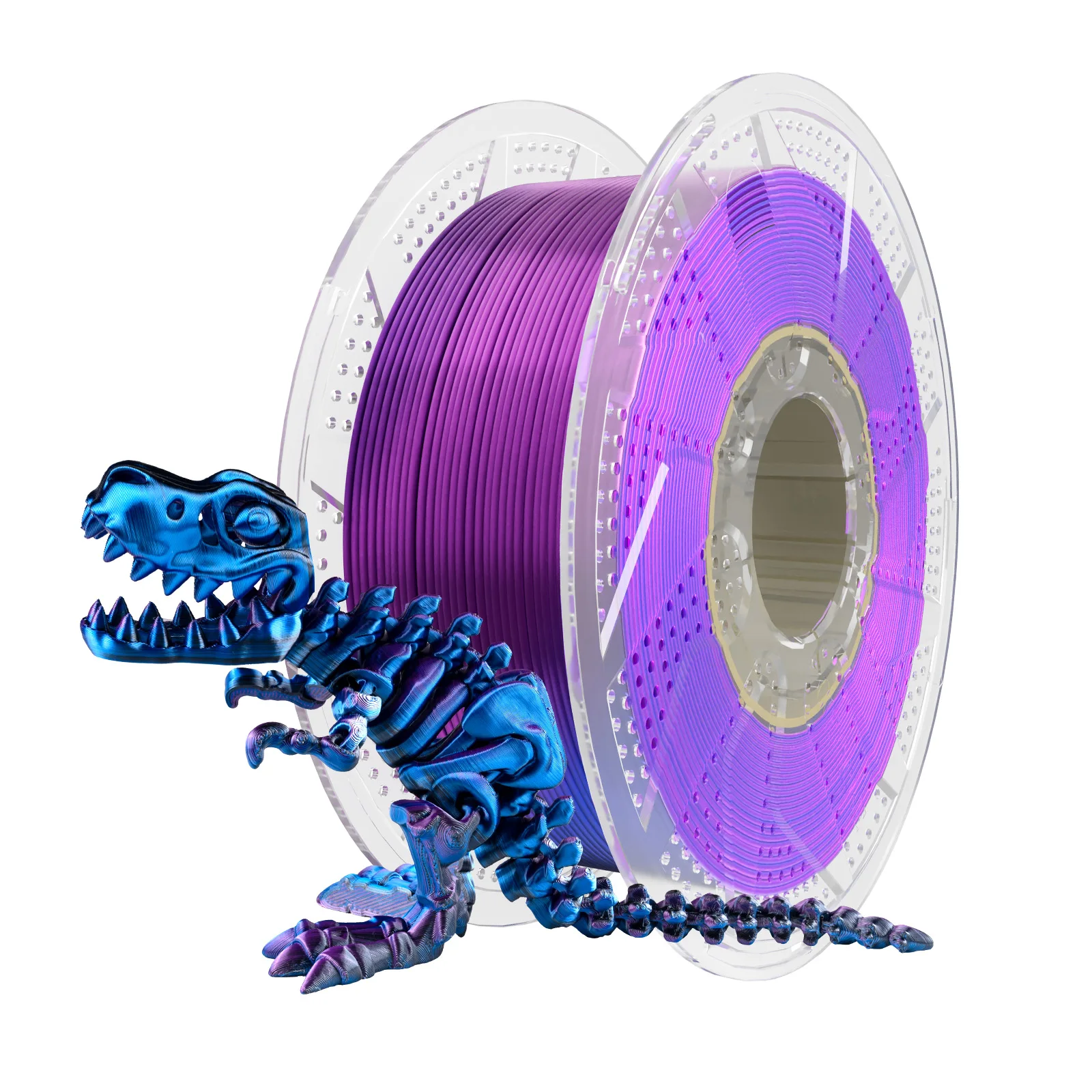 Zijde PLA 1,75 mm drievoudige kleuren 1 kg filament kunststof voor FDM hoogwaardige 3D-printers materiaal 3D-printen