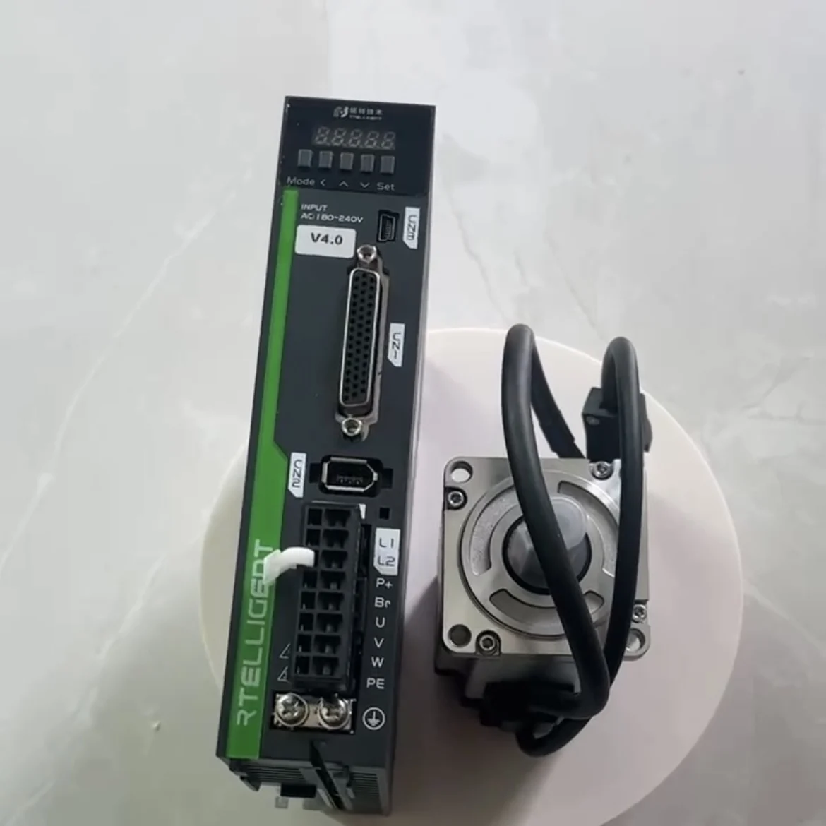 Imagem -03 - Magnético 23bit Codificador Óptico 3000rpm Pares de Pólos Rs485 Kit ac Servo Motor com Driver 100w 200w 400w 750w 1000w 17bit