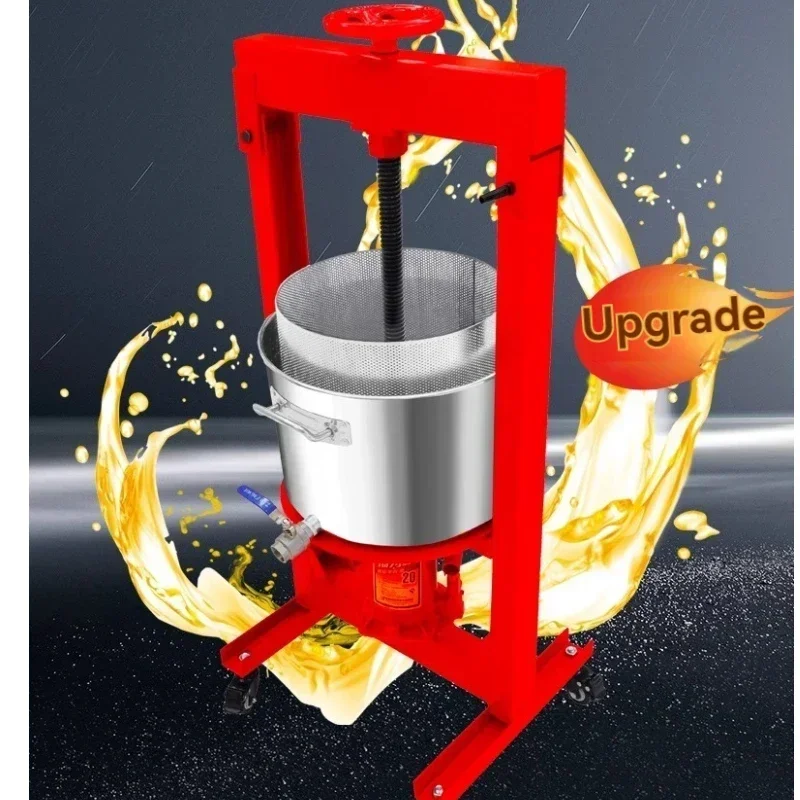 

Home Electric 14L Commercial Honey Press Oil Residue Press Machine Wine Lees Medicine Vegetable Filling Juicer Press Machine