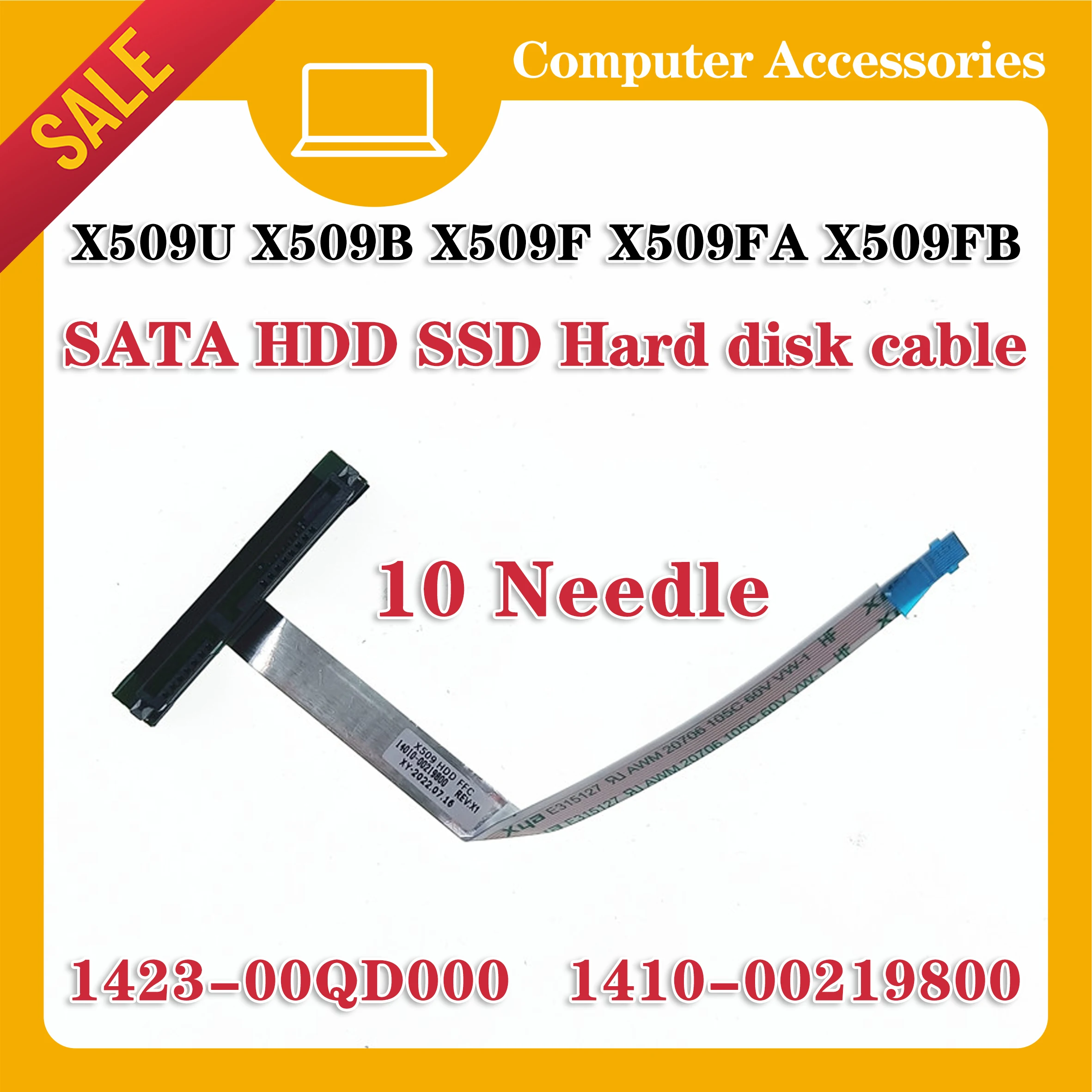 Áp Dụng Cho ASUS X509u X509b X509f X509fa X509fb X509fj X509fl Máy Tính Xách Tay Sata Đĩa Cứng Hdd Ssd Cổng Kết Nối Dây Cáp Dẹt