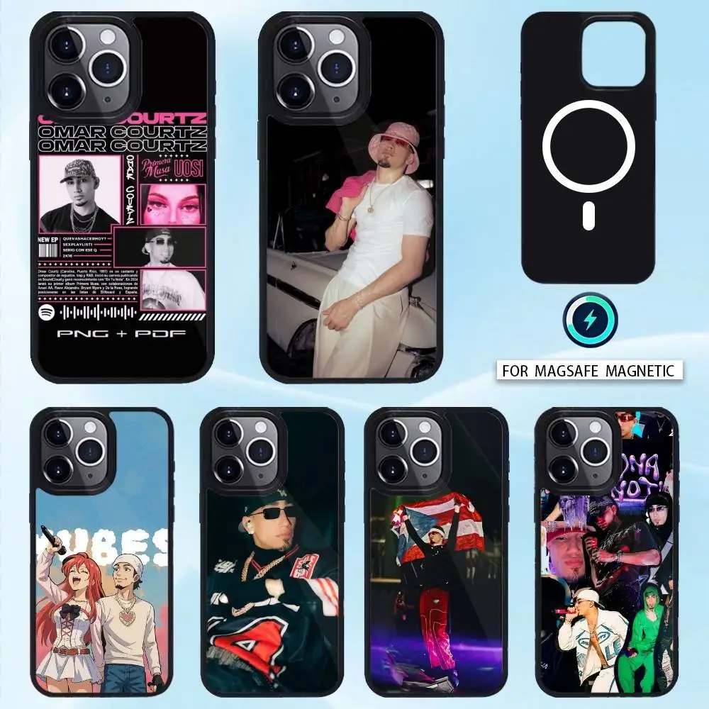 

O-Omar Courtz Singer Phone Case For iPhone17,16,15,14,13,12,11 Plus,Pro Max Magnetic For Magsafe Wireless Charging