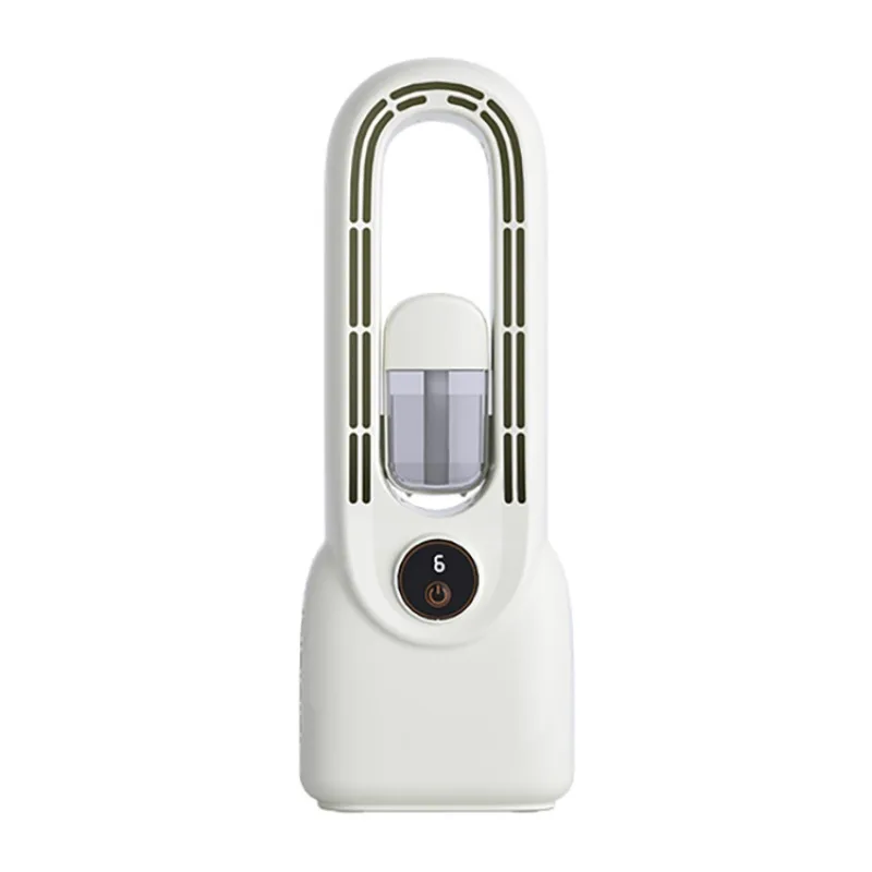 Smart Desktop Water Jet Fan Air Cooling 6 Speed Portable Desktop Humidifier Home Office Bladeless Fan
