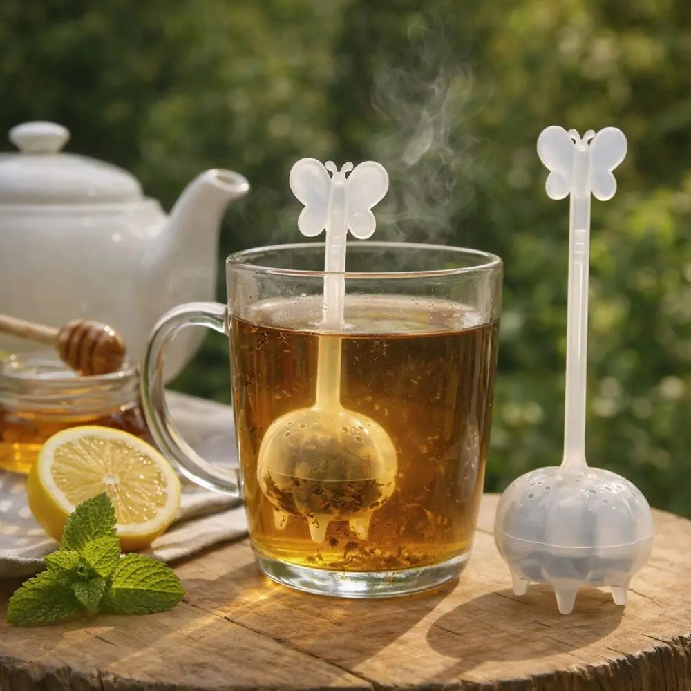 

Heat-resistant Lemon Tea Maker Plastic Rust-proof Lemon Pressing Tool Transparent Food Grade Tea Filter Kitchen Use