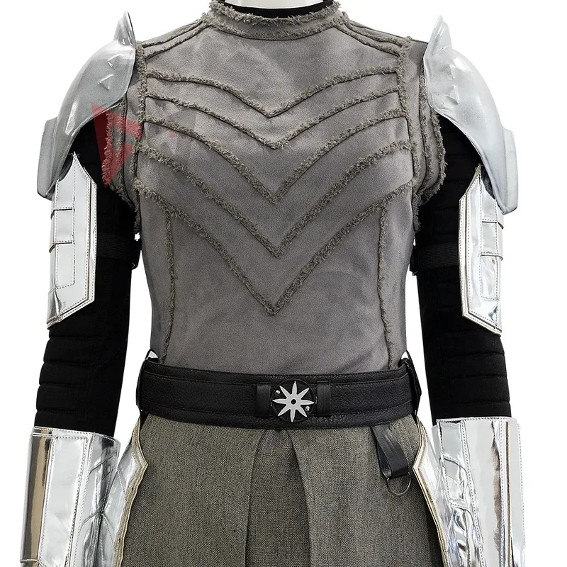 새로운 영화 Ahsoka Shin Hati 코스프레 의상 셔츠 바지 조끼 Clost Armor Set 여성용 맞춤 제작