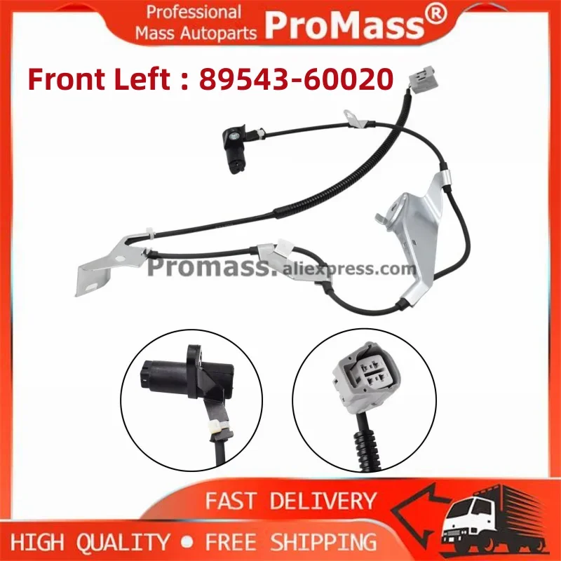 89542-60040 89543-60020 Front Brake Speed ABS Sensor For TOYOTA LAND CRUISER 100 LEXUS LX470 UZJ100 HDJ100 8954360010 8954260040