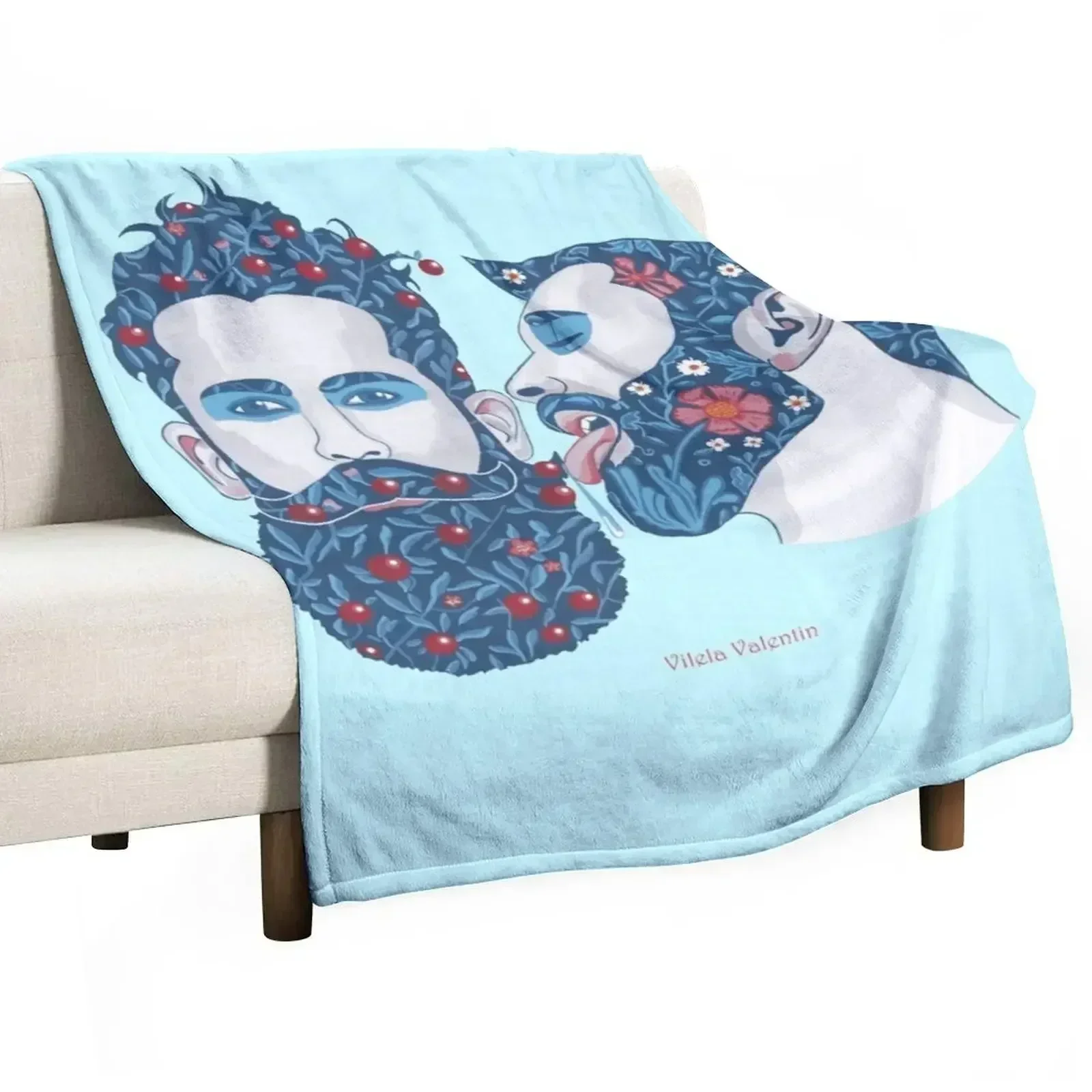 Kirsche essen Manta acolchada cómoda para primavera y otoño para sofá
