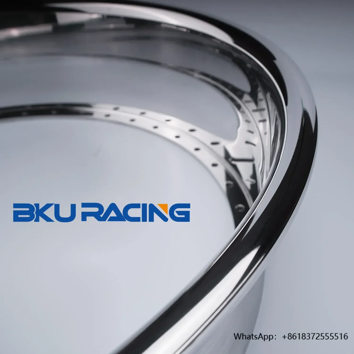 

X 3 Piece Wheel Lip For BBS RS865 Speedline 19inch 20 40hole 3 Piece Wheel Rim Polished Reverse Flat Outer Wheel Lip Alloy 60