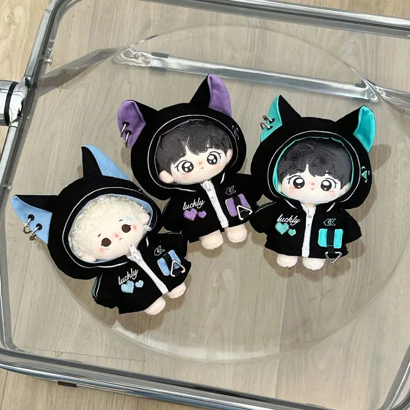 

Новый костюм куклы 10 см, футуристическая серия Cottondoll, куртка с милым котом, может быть заменен крутой 3-цветной кукольной одеждой, украшение в подарок