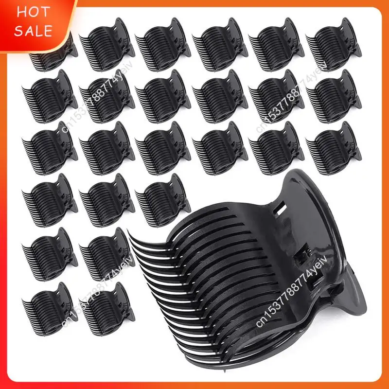 Substituição para clipes de estilo de seção de cabelo 24 peças para modelador de cabelo garra clipes de rolo quente para mulheres meninas a62x