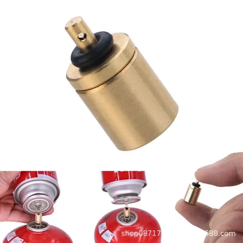 Gas Refill Adapter Filling Butane Canister Outdoor camping stove Gas Cylinder Gas Tank Burner Accessories Mini Inflation Valve