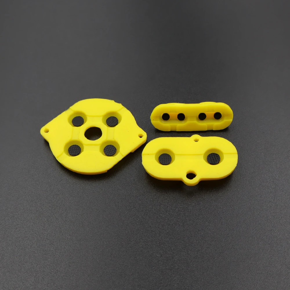 Кнопочные резиновые силиконовые мембранные подушечки для GBC Gameboy, цветные и IPS-образные кнопки, клавиатура A-B D-Pad Start Select, проводящие подушечки