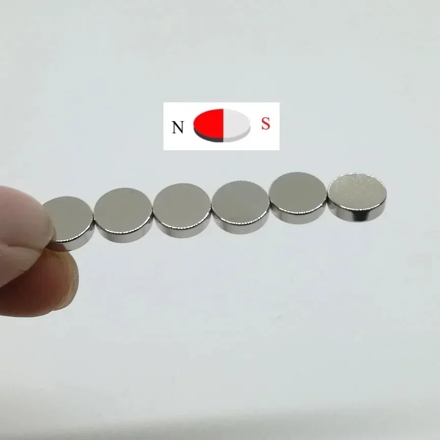 10 50PCS/LOT Disc N42 Radial Magnetization NdFeB Magnet 6*1 8*2 10*3  Strong Permanent Neodymium Magnets 6x2 8x1 8x3 10x1 10x2