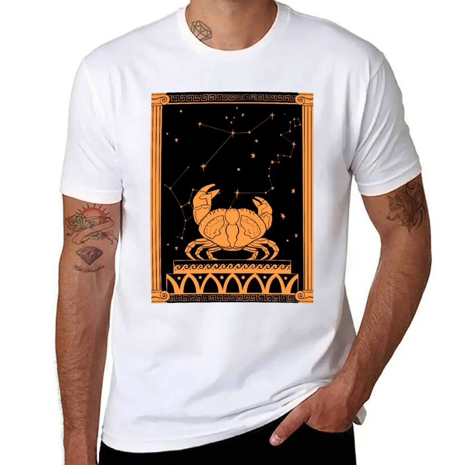 

Karkinos (Cancer) Poster T-Shirt man t shirt cotton cotton t shirt pack T-Shirt