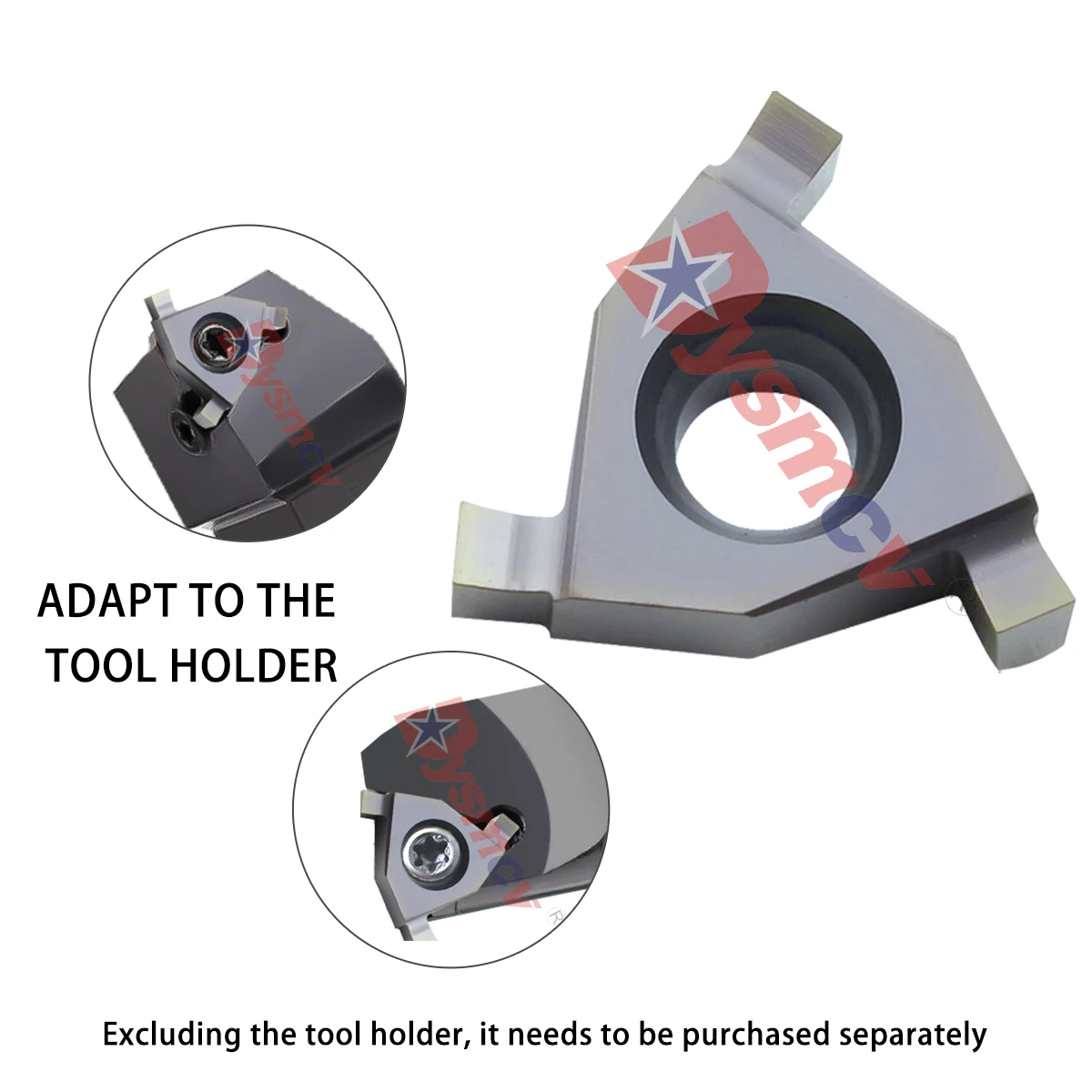 DESKAR100% Original Inner Outer Shallow Groove CNC Blade 16ER/IL 16IR/EL 0.7 LDA Universal Material Triangular Flat Groove Blade