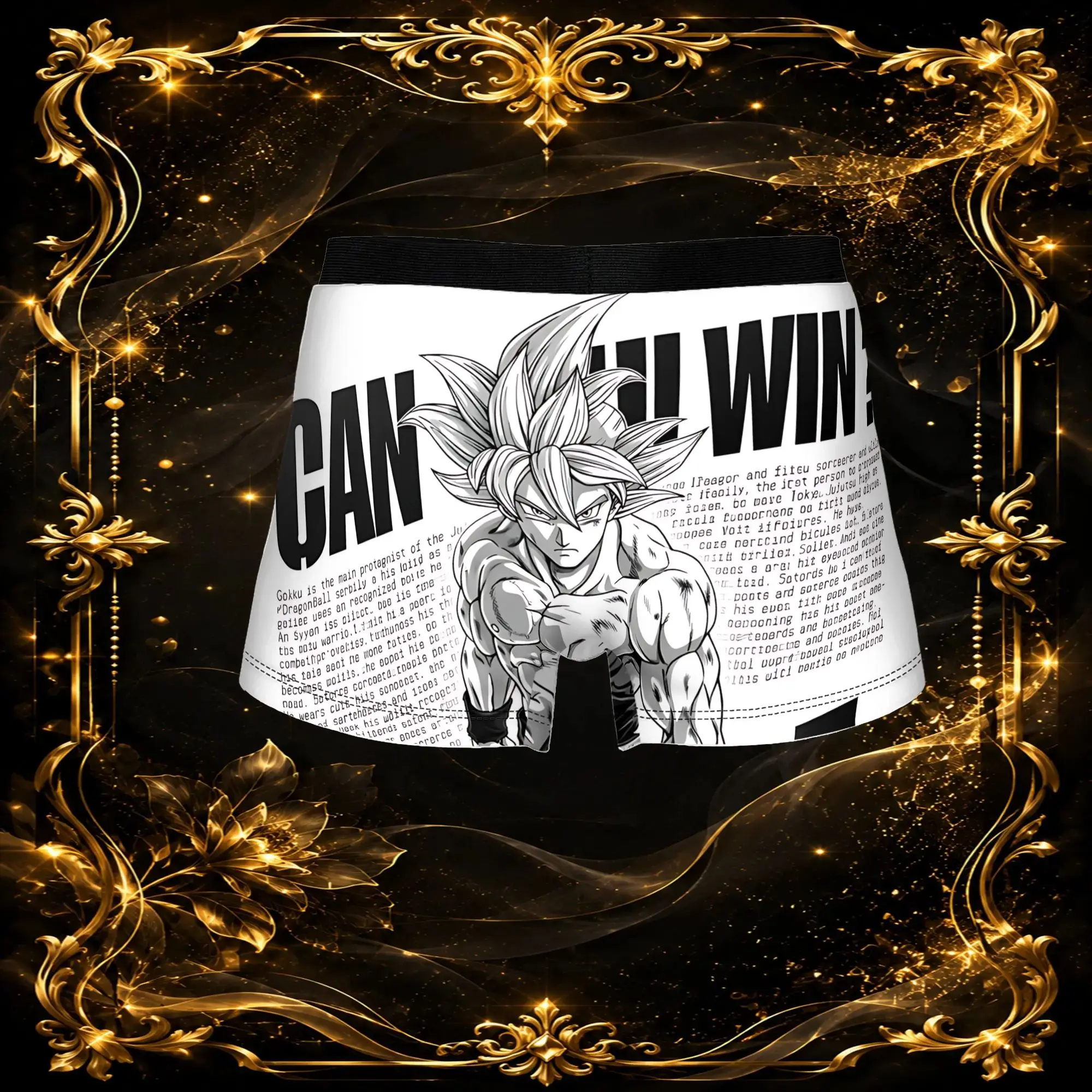 3Pcs Dragon Ball Z boxers  Underpants Breathbale Panties Men's Underwear Ventilate Shorts Boxer Briefs