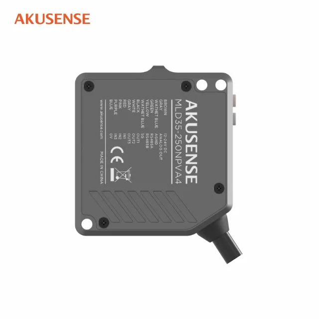 

AKUSENSE High Precision Laser Displacement Sensor with 25-35mm Range 4um Repeatability RS485 Analog Output