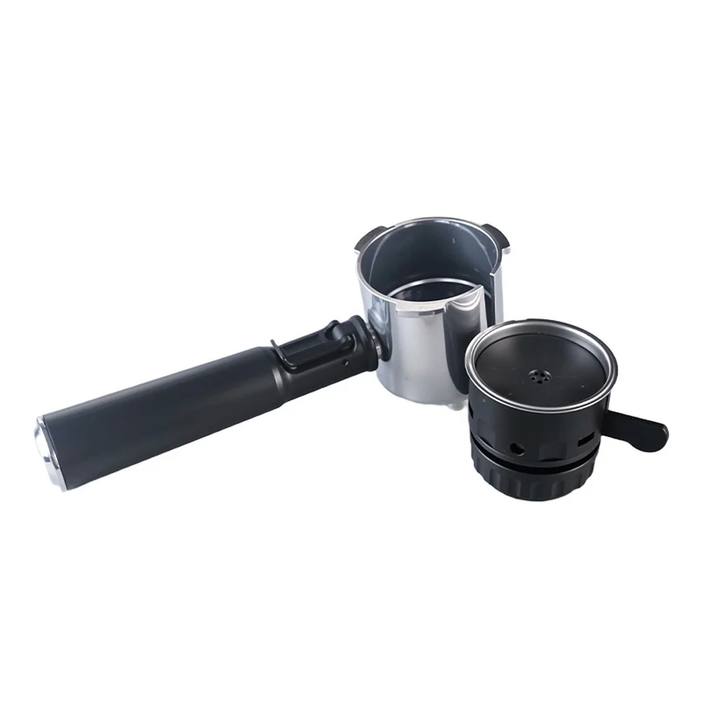 51mm Portafilter Handle for Pod Coffee Extraction Systems Compatible with 37mm and 28mm Ergonomic Grip and Cleanable Basket view 4