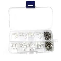 40sets/Box JST 1.25 Male Female Connector Aerial Docking 2/3/4/5Pin Plug With Terminal Wire Connectors Kit