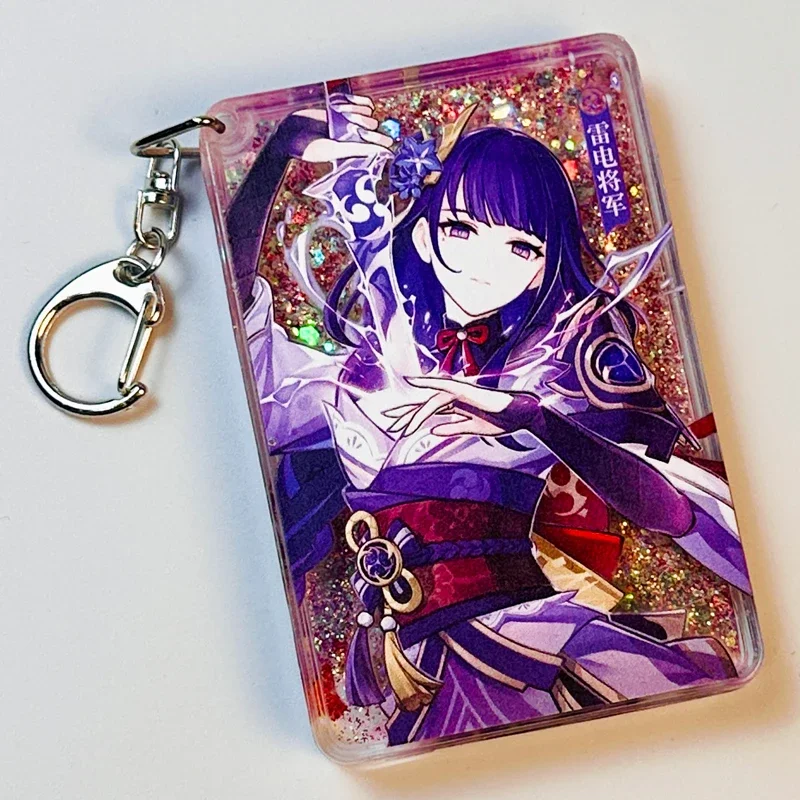 

Anime Genshin Impact Furina Raiden Shogun Balladeer Cosplay Backpack Pendant Keychain Exquisite Delicacy Decorate