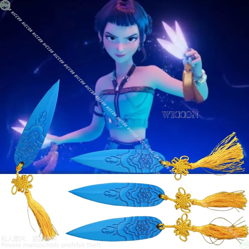 

Zoey 코스프레 китайский узел с искусственным узором, оружие, косплей, аниме Kpop, демон, 3D полилуктическая кислота, реквизит, аксессуары, подарки на Хэллоуин