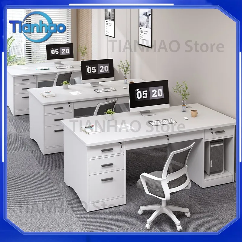 Desk for Office Employee Workstation Modern Minimalist Executive Desk Single Person Computer Table