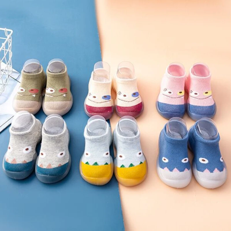 

Summer New Combed Cotton Anti slip and Breathable Children's Soft Sole Shoes Baby Walking Shoes Mesh Faced Baby Floor Socks