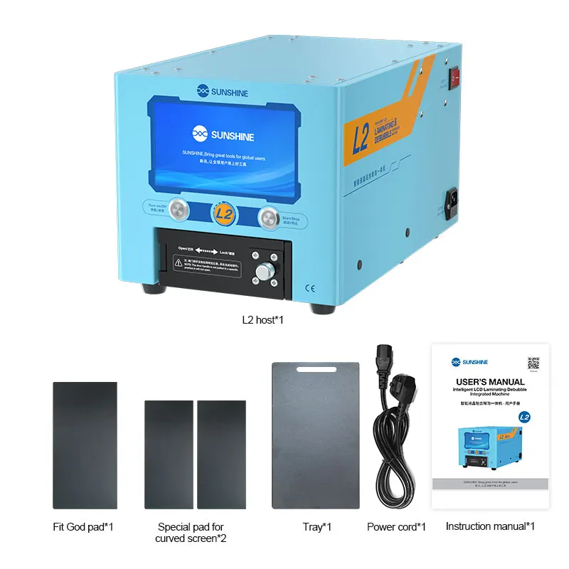 SUNSHINE L2 Intelligent LCD Bonding and Defoaming Machine Strong Pressure, High Vacuum Degree,  One Click Intelligent Start