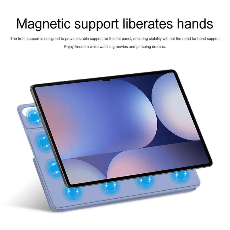 حافظة لهاتف سامسونج جالاكسي تاب S11 S10 Lite S9 S8 S7 FE Plus 12.4 11 حافظة مغناطيسية لـ Tab S10 S9 S8 Ultra 14.6 بوصة غطاء حامل القلم الرصاص