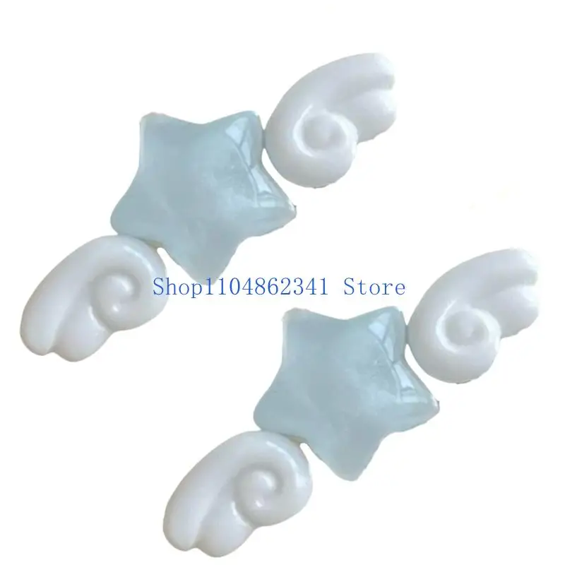 5asd Klips typu kaczy dziób Star Wing dla kobiet Dziewczyny Akcesoria do włosów Lekki, słodki design na imprezy i do codziennego