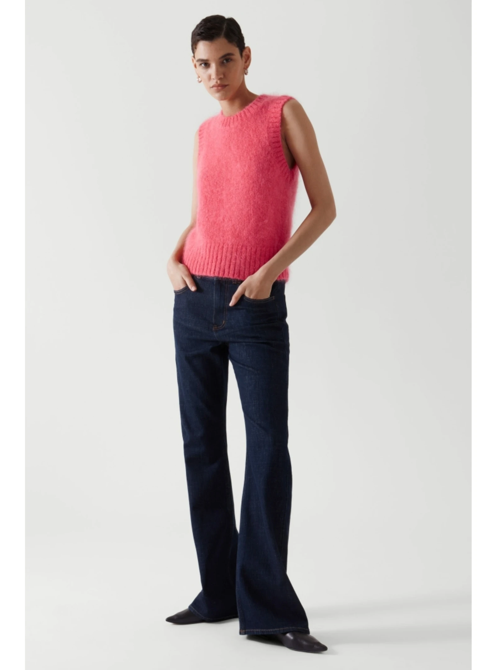 

Ethereal MD 2025 cos spring new style of Ladies' casual fashion Mohair blended vest