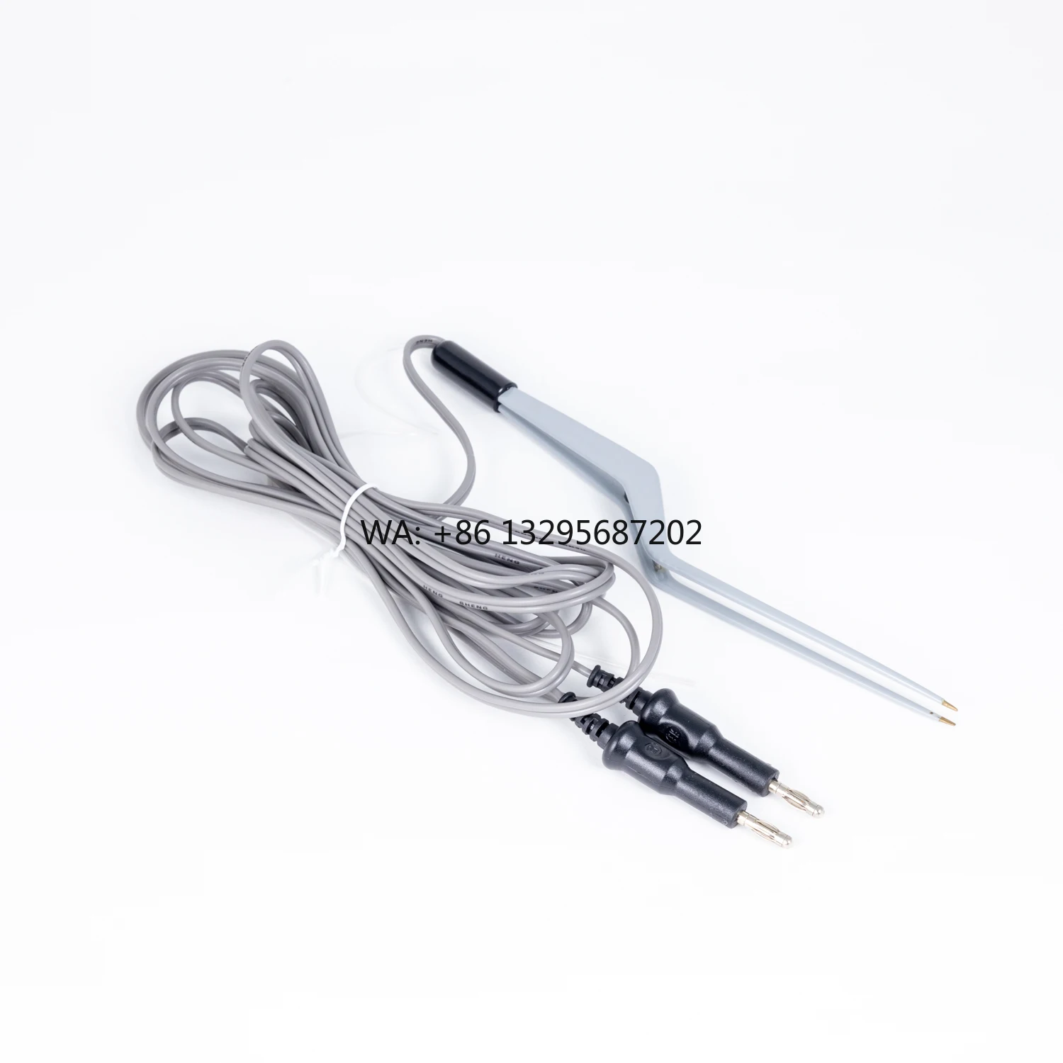 

Premium Bayonet Electrosurgical Bipolar Forceps with Cord