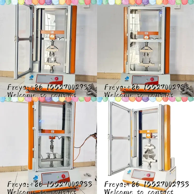 Computer type four-point bending strength testing machine, metal ceramic steel glass bending tester with safety door