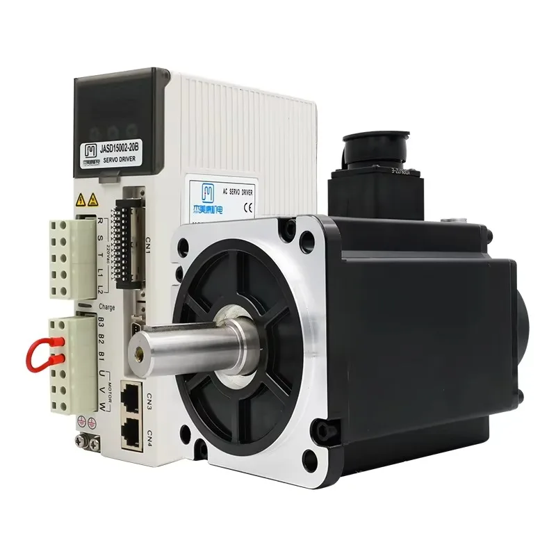 130JASM515215K-17BCW-SC+JASD15002-20B 1500W 9.55N.m 6.2A Single-Phase 17-bit Absolute Encoder Servo Motor Brake