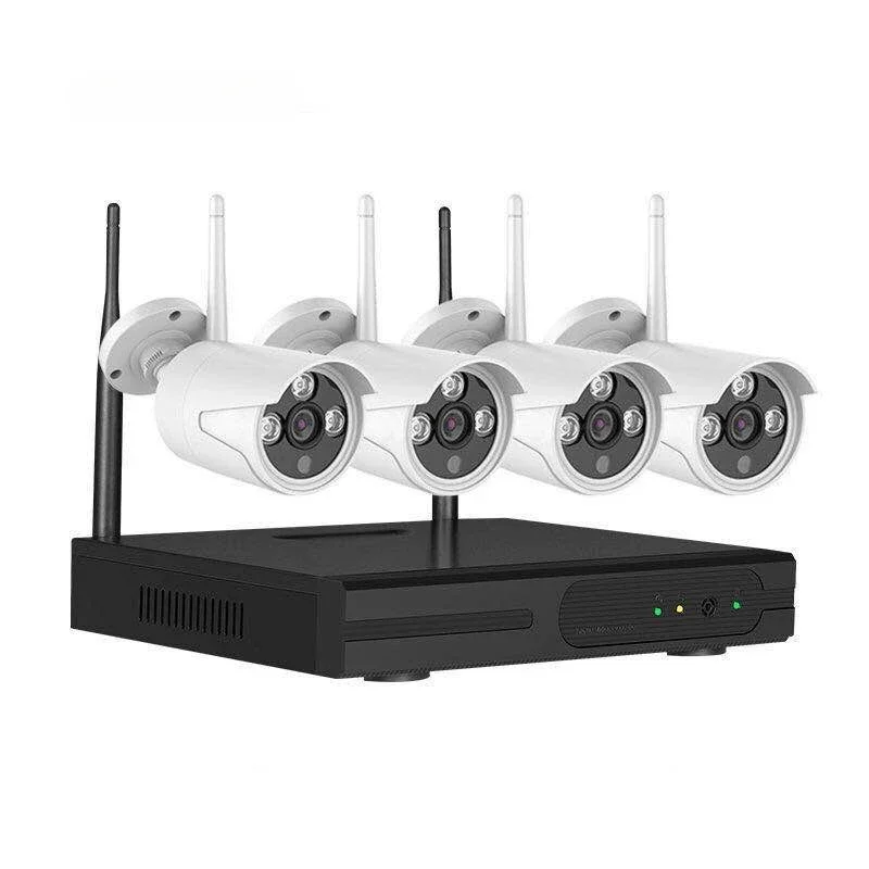 

Hot Sell 4CH 720P Wireless NVR Kit Outdoor Surveillance Home Wireless Security Camera System