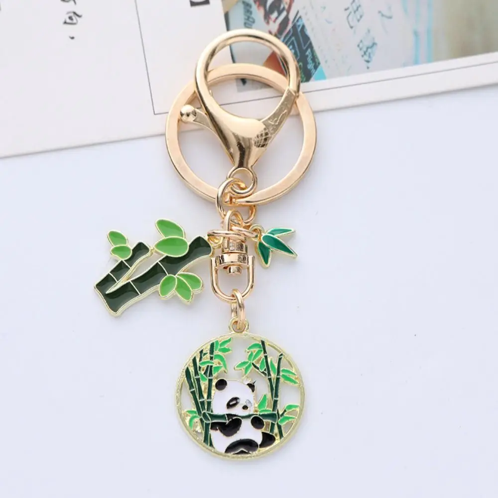 Chinese Style Chinese Style Panda Keychain Cartoon Panda Animal Animals Panda Keyring Bag Pendant Funny Panda Pendant