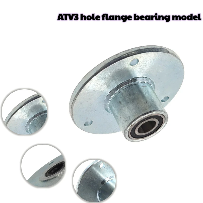 

6-inch circular lock spindle steering knuckle wheel, bearing type, suitable for 110cc 168 200F go kart all terrain vehicle