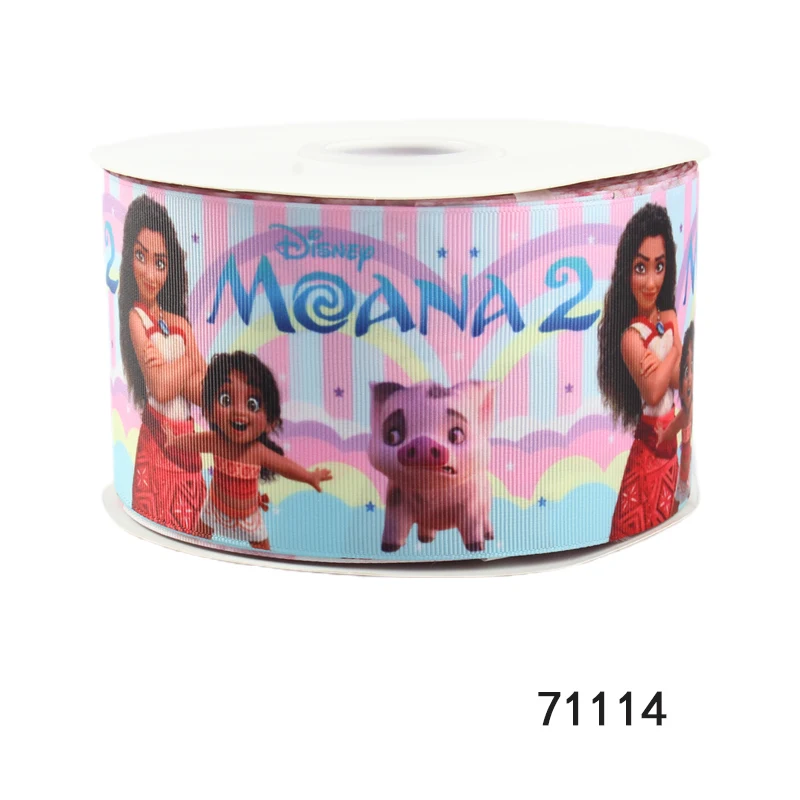 Ripsband für Disney Moana Princess, 10 Yards, Verpackung, Schleifen, DIY, Nähzubehör, Bastelmaterialien