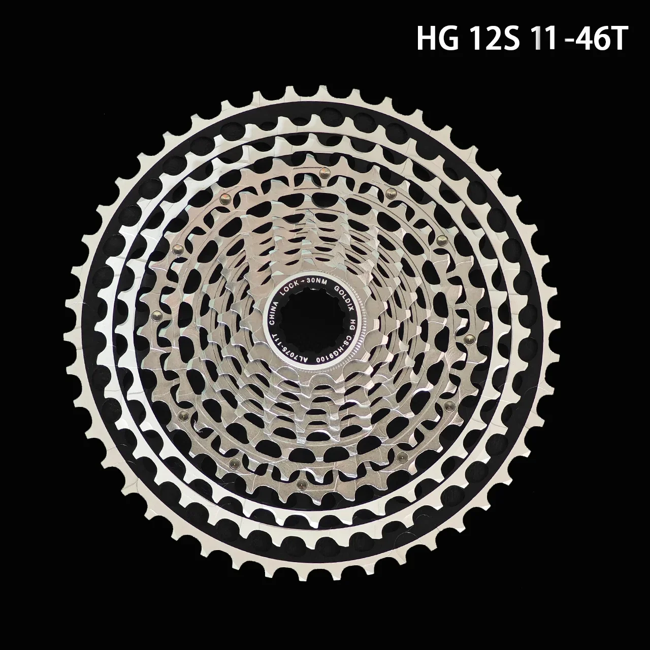 GOLDIX 12 Speed Ultralight MTB Cassette HG 12 S 11-51 T/12 S 11-46 T XD 10-46 T/10-51 T 12 V K7 Alle CNC Tandwiel voor SHIMANO SRAM