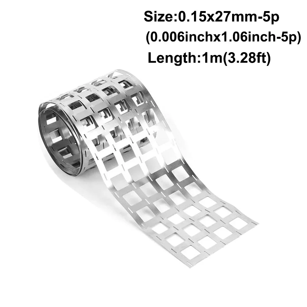 10-1 meter Nickel Strip 1P-6P 18650 Battery Nickel Sheet Plate Connector Steel Belt Spot Welding Machine Battery Welder 1P-6P