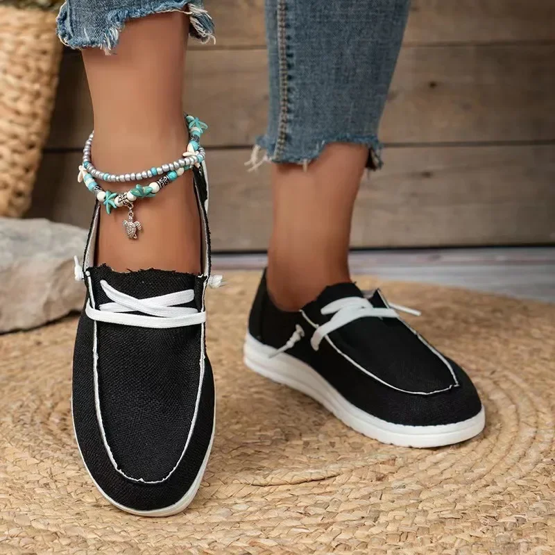 Spring and Autumn 2024 New Fashion Women's Vulcanized Sports Shoes Women's Casual Flat Shoes Women's Fashion Shoes