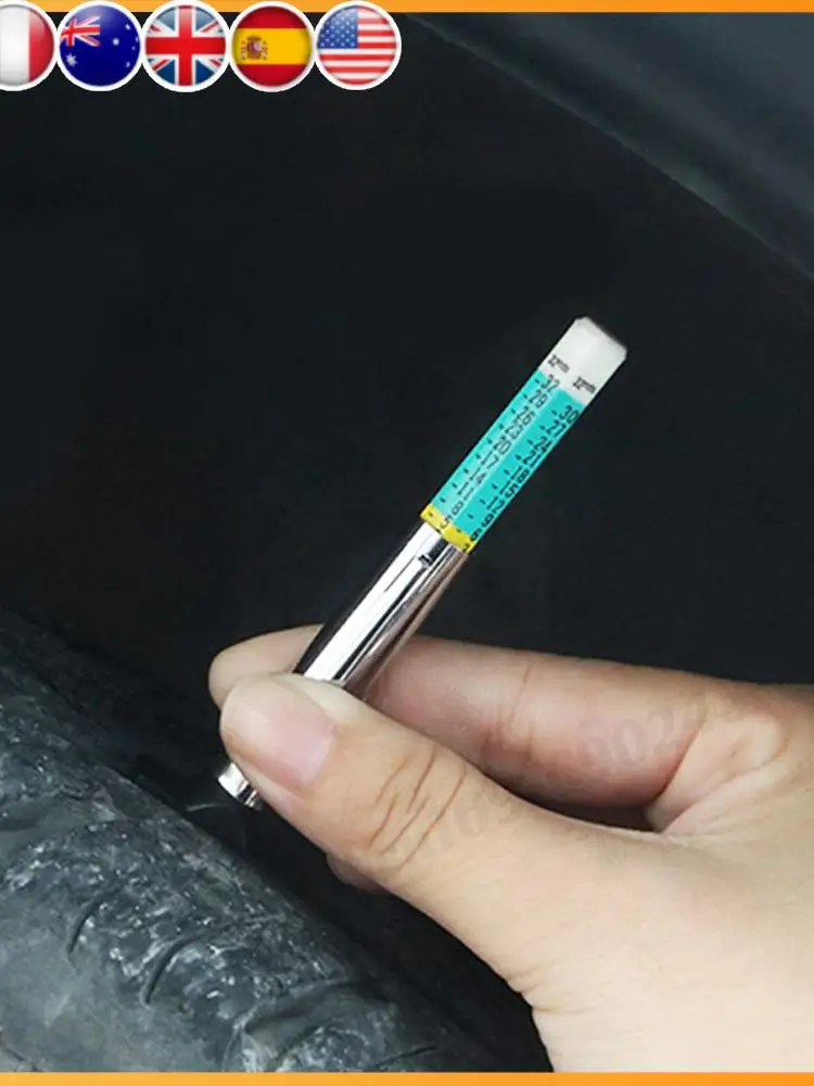 

25 мм линейка для измерения шин автомобиля, цифровой измеритель глубины с рисунком протектора шин