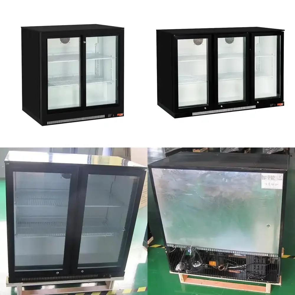 2026 Hot Sale  Double Door Beer Mini Fridge Display Energy Drink Mini Fridge Table Fridge Frigidaire Refrigerator Vitrine