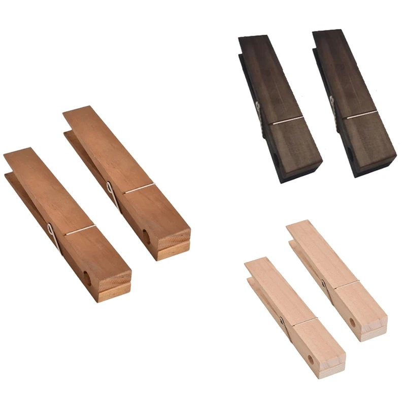 Promotion! Clothes Peg Bath Towel Holder Wall Mounted Non-Slip Wooden Towel Holder For Hanging Multipurpose Easy Installation